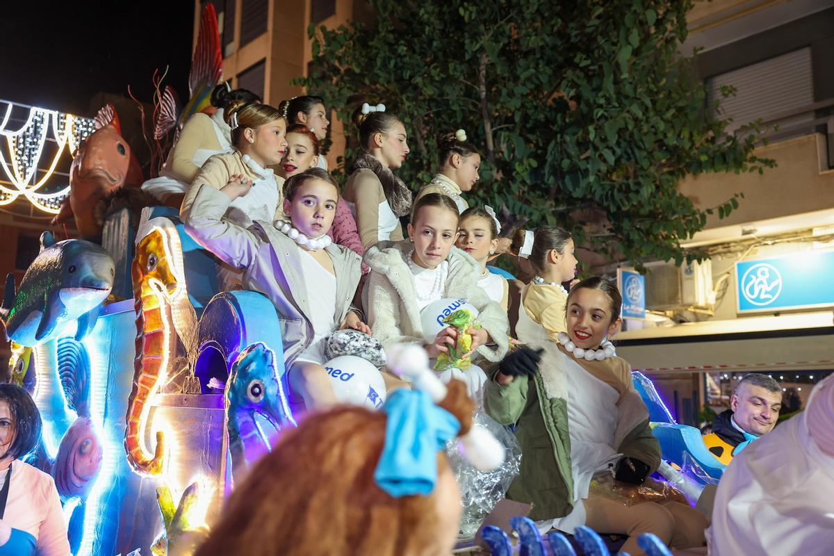 Los Reyes Magos llegan a València con las fallas de Malva-rosa-Cabanyal-Beteró