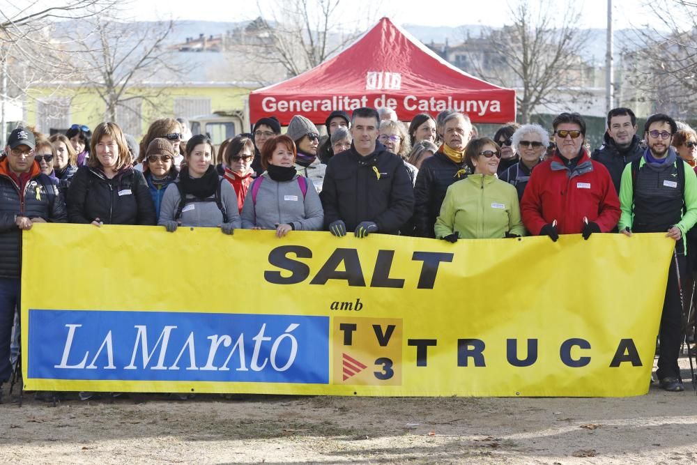 Activitats de «La Marató» de TV3 a Salt