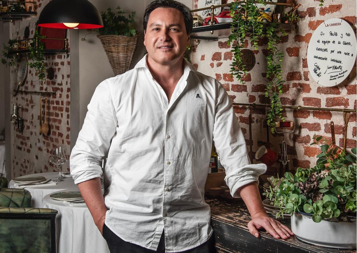 José Luis Ansoleaga, el empresario que convirtió La Cabrera Madrid en referente del asado argentino en España.