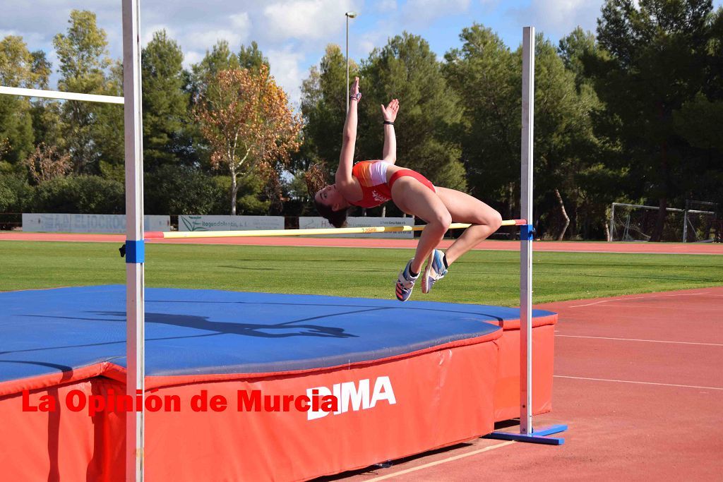 Regional absoluto y sub-23 de atletismo en Lorca (I)