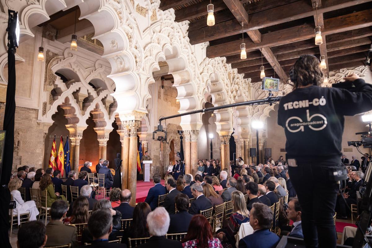 En imágenes | Acto institucional por el Día de Aragón en La Aljafería En imágenes | Acto institucional por el Día de Aragón en La Aljafería