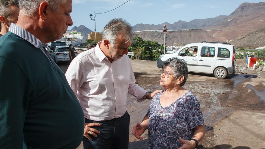 «Pasamos mucho miedo, presidente», confiesa el alcalde de La Aldea a Torres