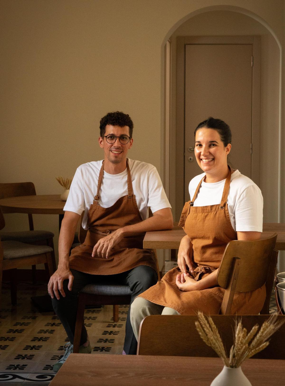 Juan Carlos Pérez Alcalde e Iciar Pérez.