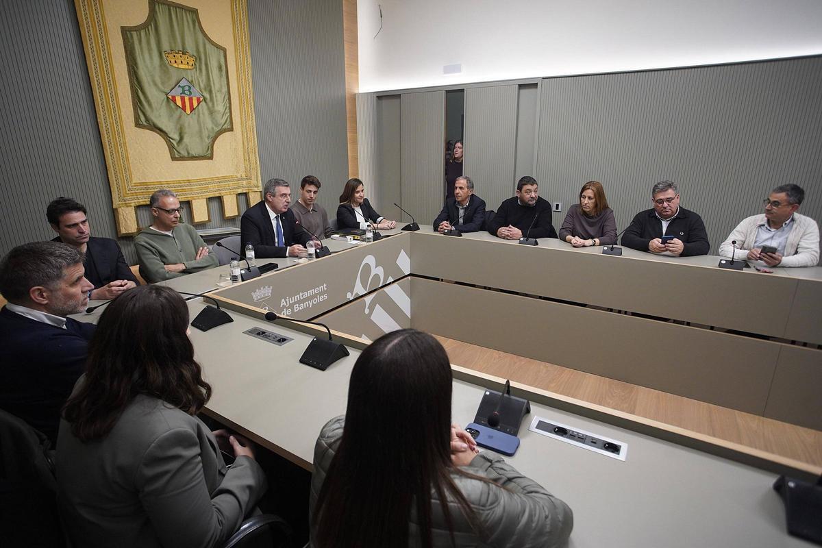 Les fotos de la rebuda d'Oriol Cardona a Banyoles