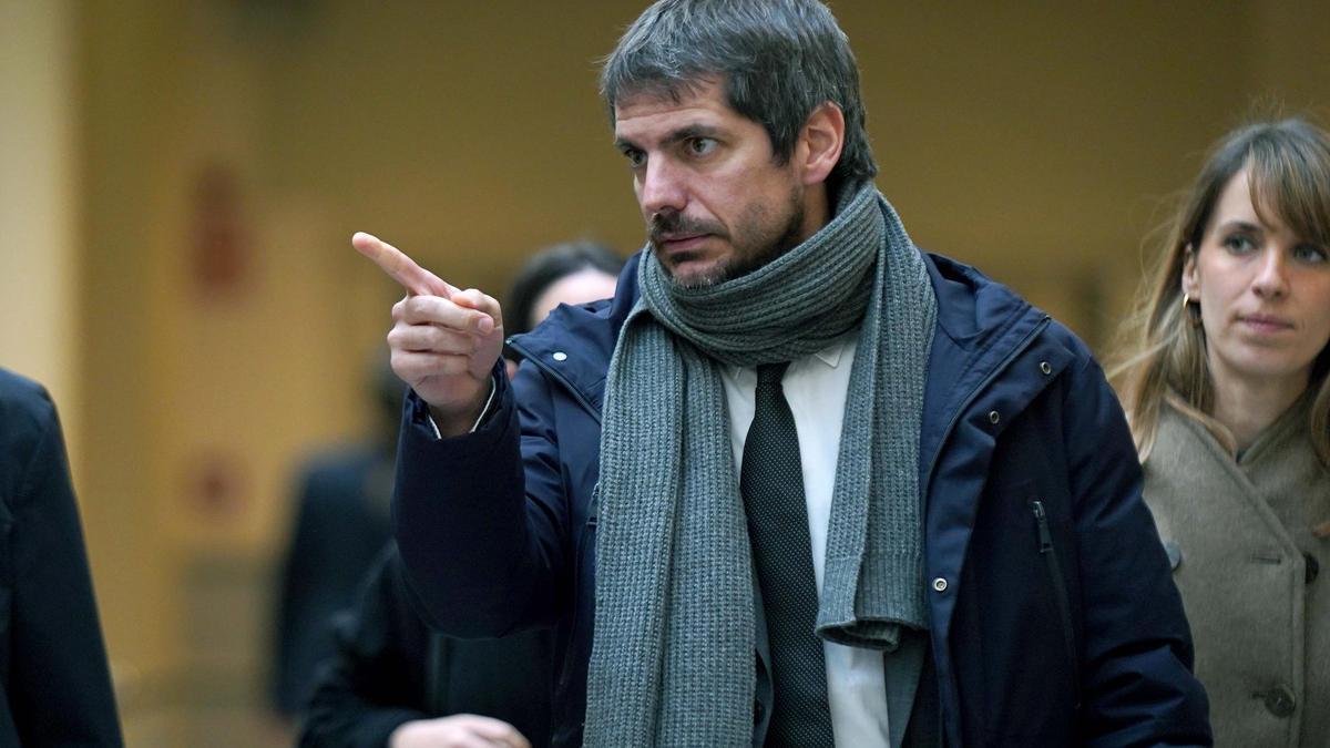 Madrid 06-02-2024 Ernest Urtasun durante la sesión de control al Gobierno en el Senado Imagen David Castro