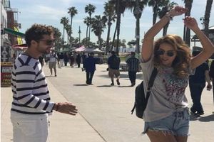 Tots dos han disfrutat d’un dia del més primaveral el Venice Beach.