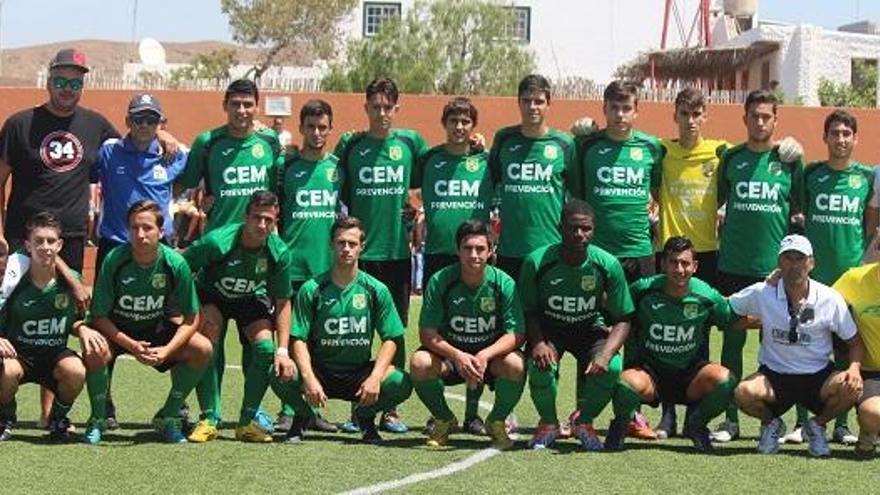 Los juveniles del Gran Tarajal la pasada campaña.