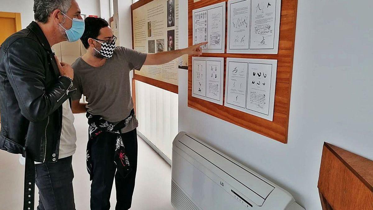 Pepe Solla y Amaro Ferreiro visitan la Casa Museo de Colón