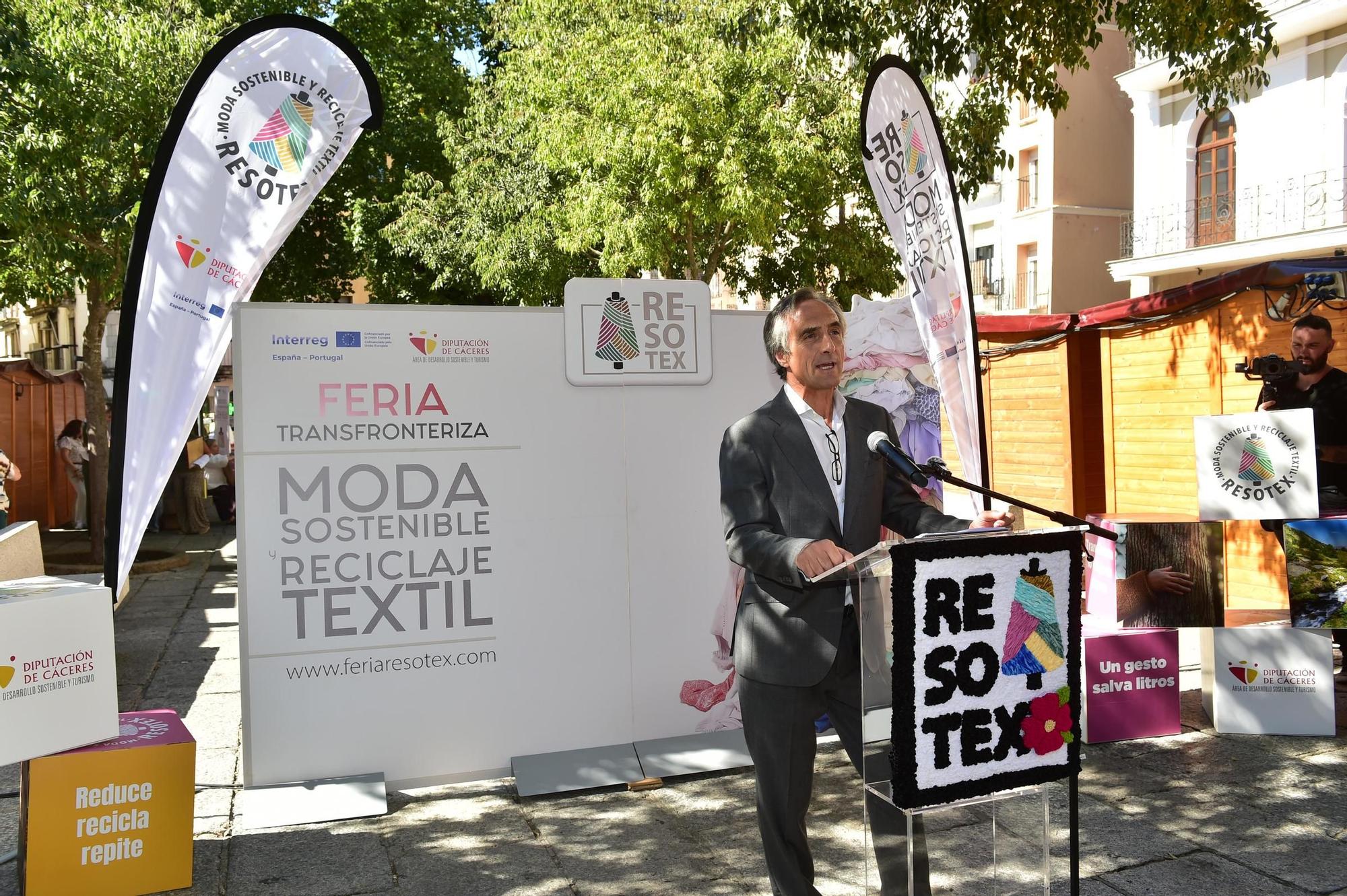 Fotogalería | Plasencia inaugura Resotex, la feria que pone el foco en la moda sostenible
