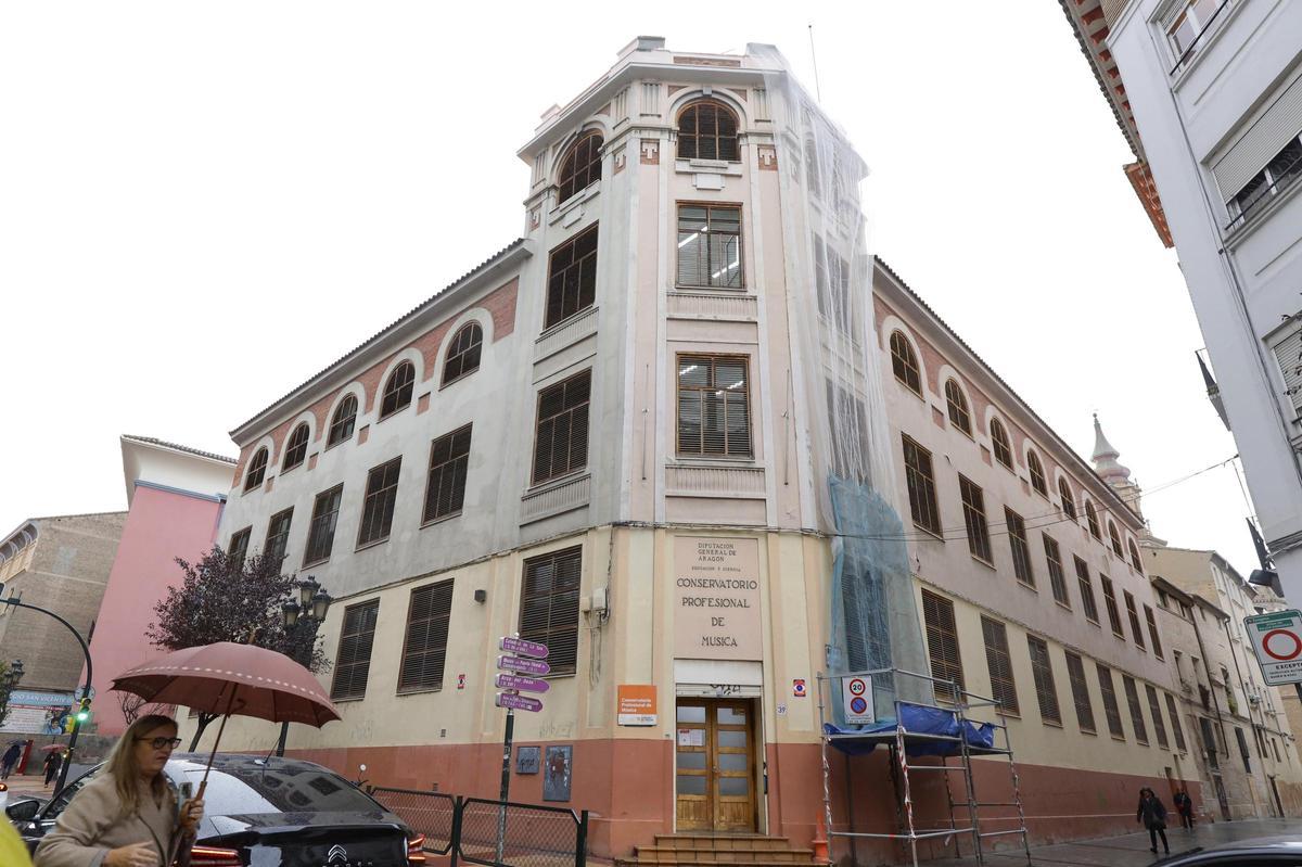 Instalaciones actuales del Conservatorio Elemental y Profesional de Música, en la calle San Vicente de Paúl.