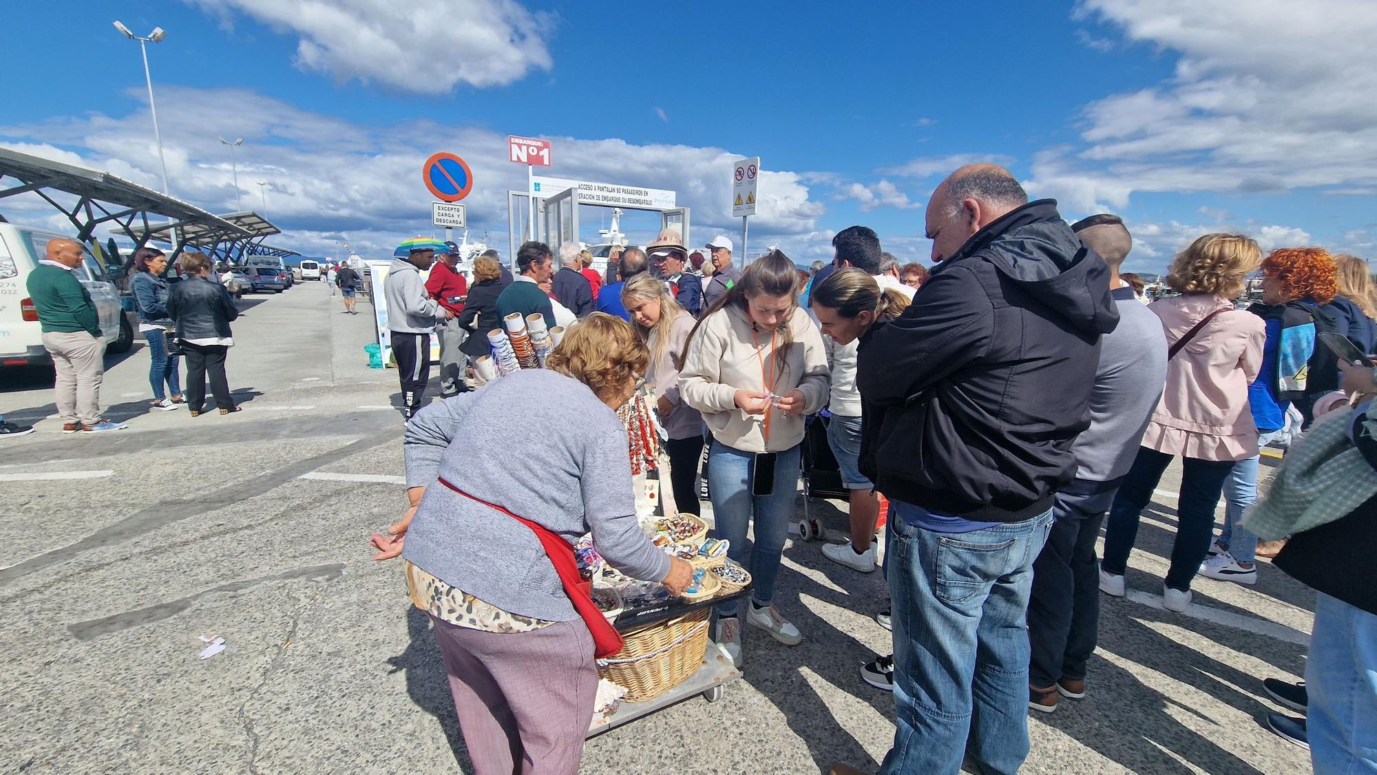 El tirón de los barcos de pasaje de O Grove también se nota en septiembre