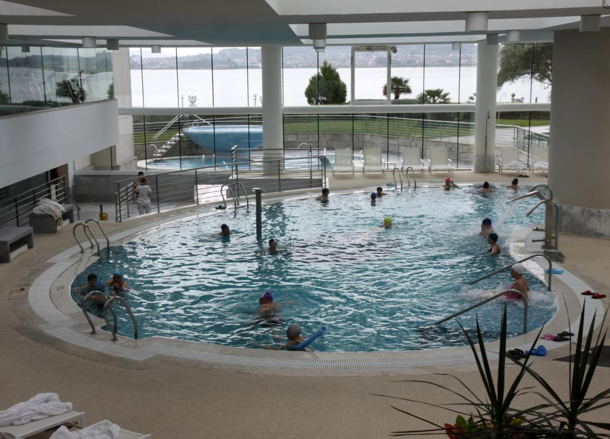 Interior del balneario de La Toja.