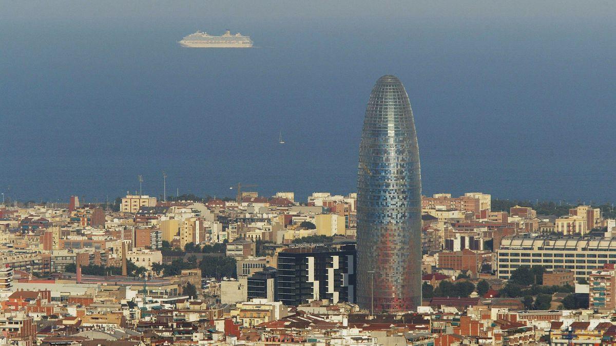 Imatge de la Torre de les Glories situada a Barcelona