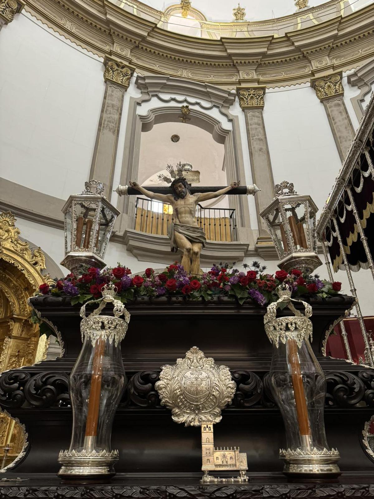 El Cristo del Amor en la iglesia de la Concepción.