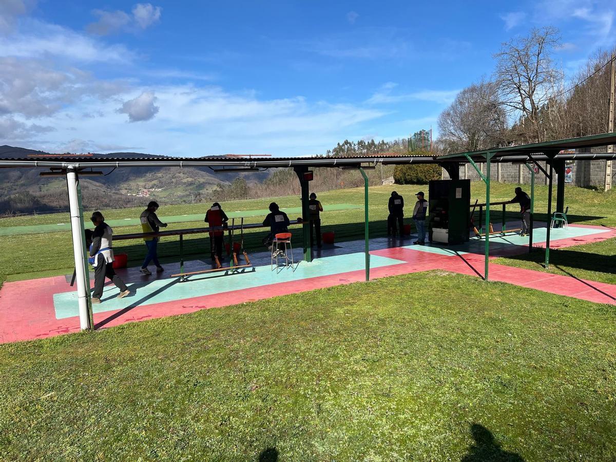 Un instante de la competición.