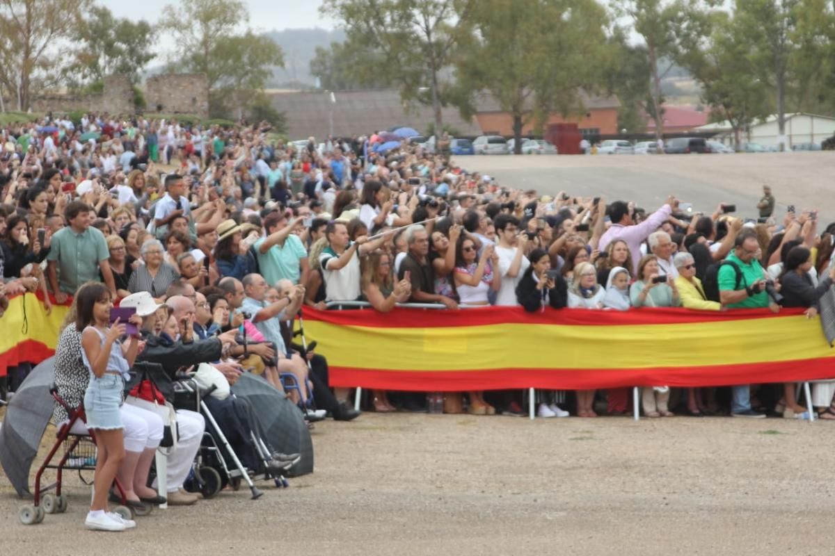 Jura de bandera en el Cefot de Cáceres