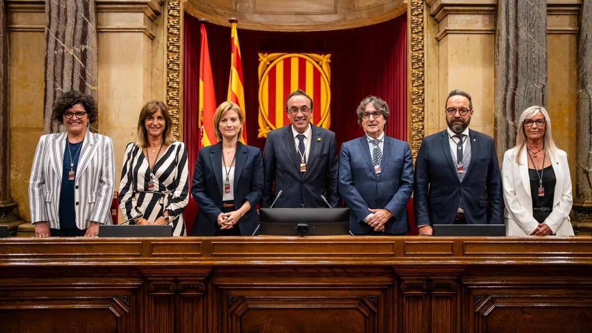 La Mesa del Parlament, constituida el 10 de junio de 2024.