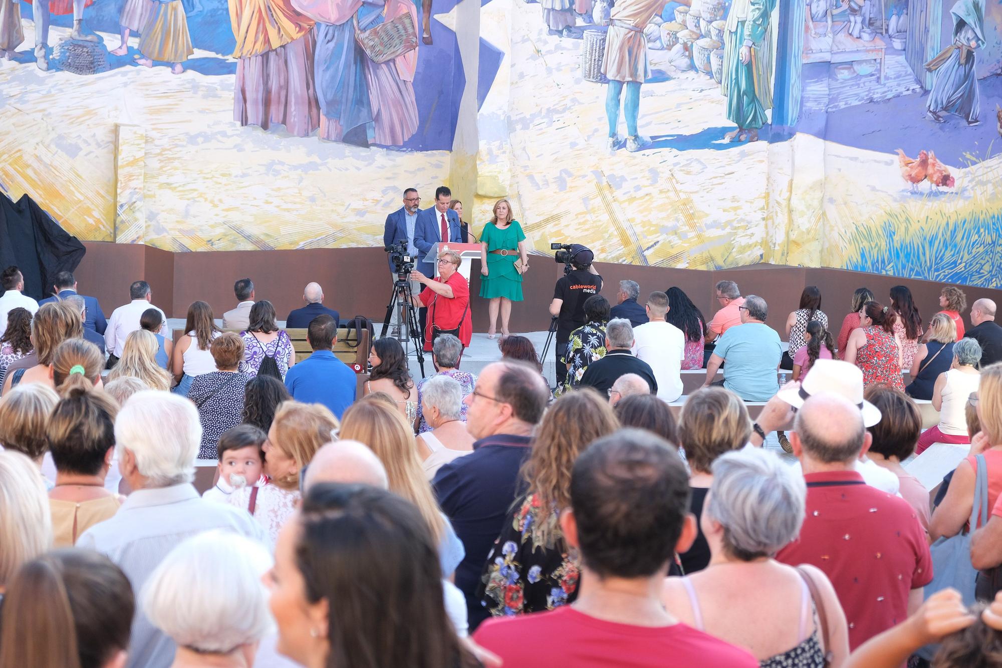 Así ha sido el acto de inaguración de la nueva Plaza de Arriba de Elda