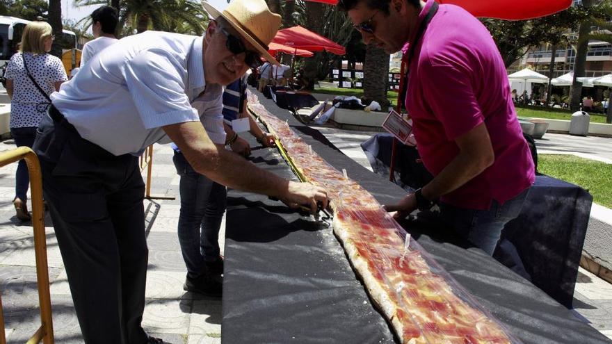 La tostada  de jamÃ³n y tomate de Motril.