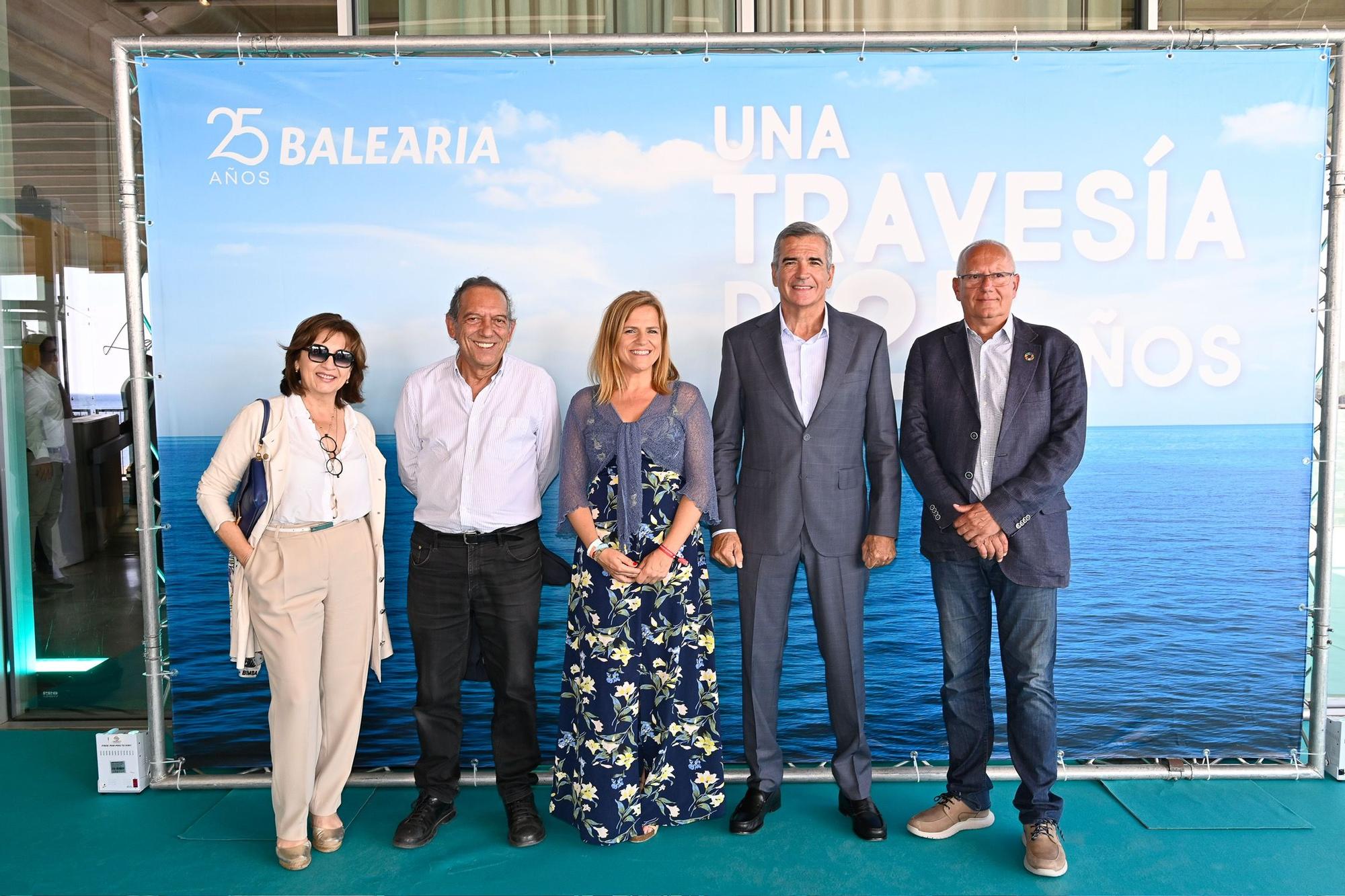 La fiesta popular por los 25 años de Baleària, en imágenes