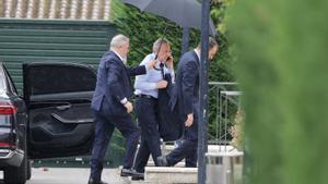 Florentino Pérez, presidente del Real Madrid, se ha desplazado a París, donde se verá con Emmanuel Macron. 