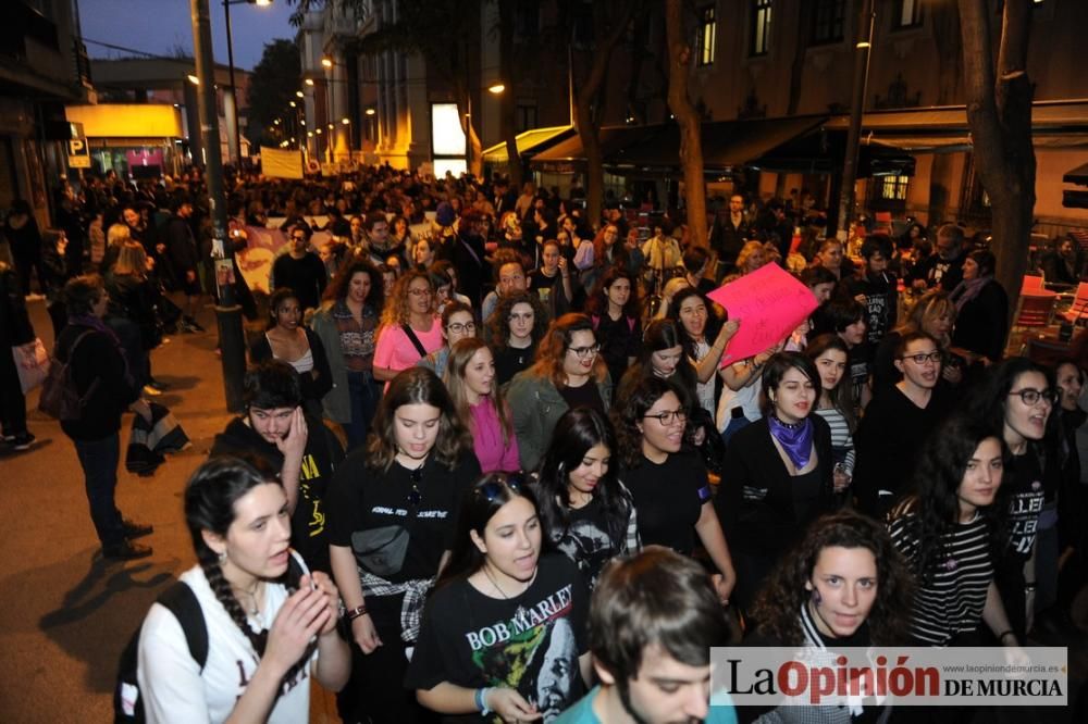 Manifestación en Murcia por el Día Internacional de la Mujer