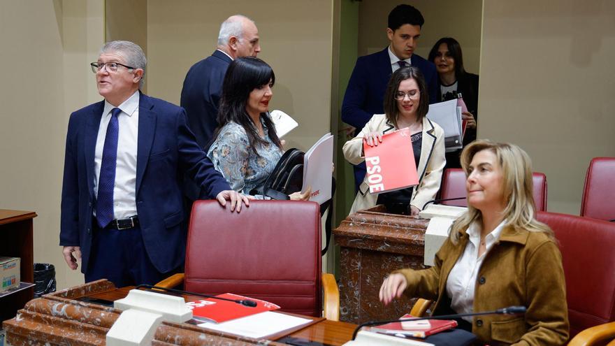 Diputados socialistas en la Asamblea Regional.