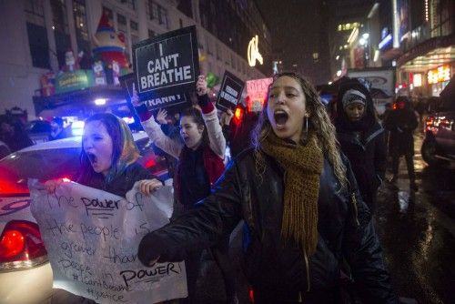 Tercera noche de protestas en EEUU