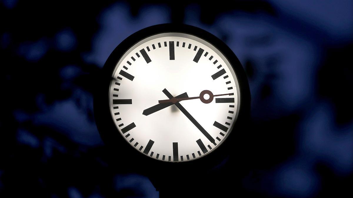 Imagen de archivo de un reloj.