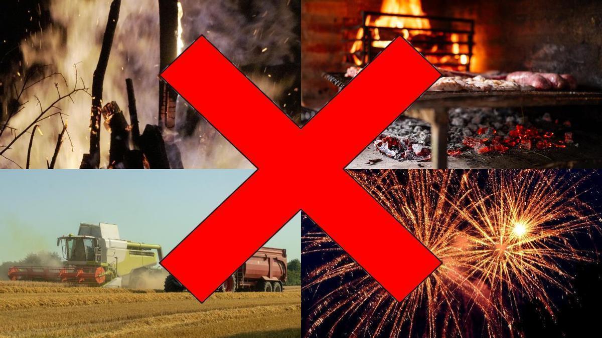 Zamora prolonga la alerta por incendios: estas son las prohibiciones que seguirán vigentes el fin de semana