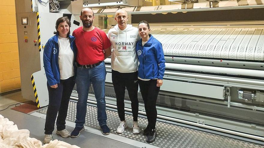 Lavandería Elegante de A Estrada: 780 toneladas de ropa al año