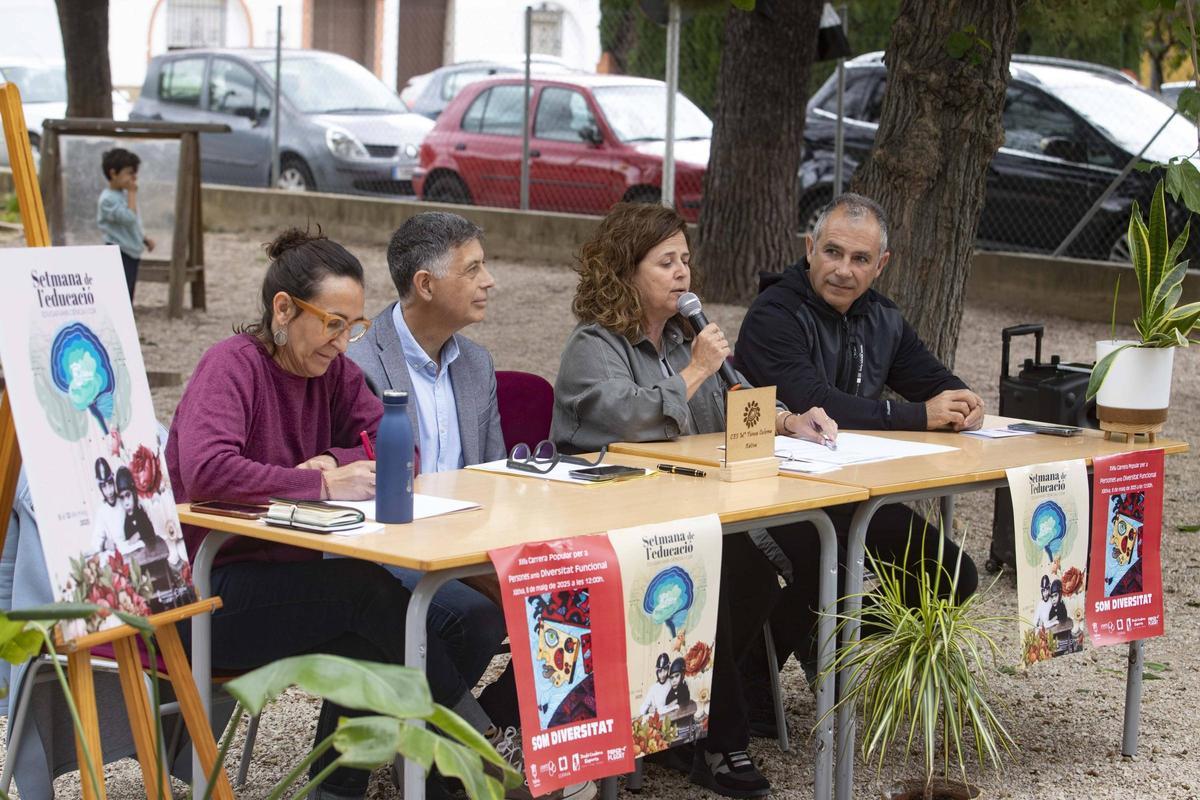Presentación de la Semana de la Educación de Xàtiva, este miércoles.