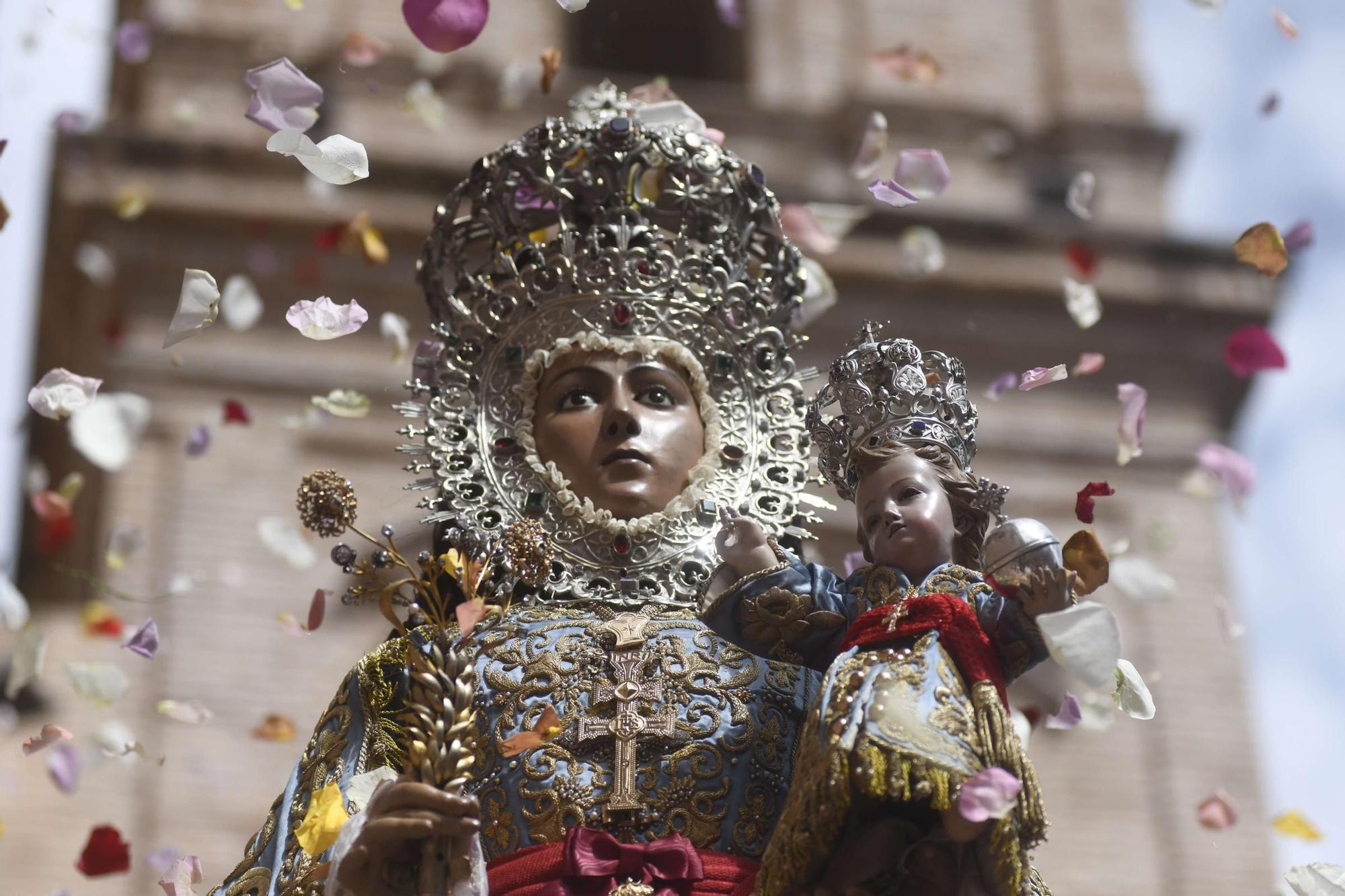 Misa huertana y procesión con la Virgen de la Fuensanta en el Bando de la Huerta