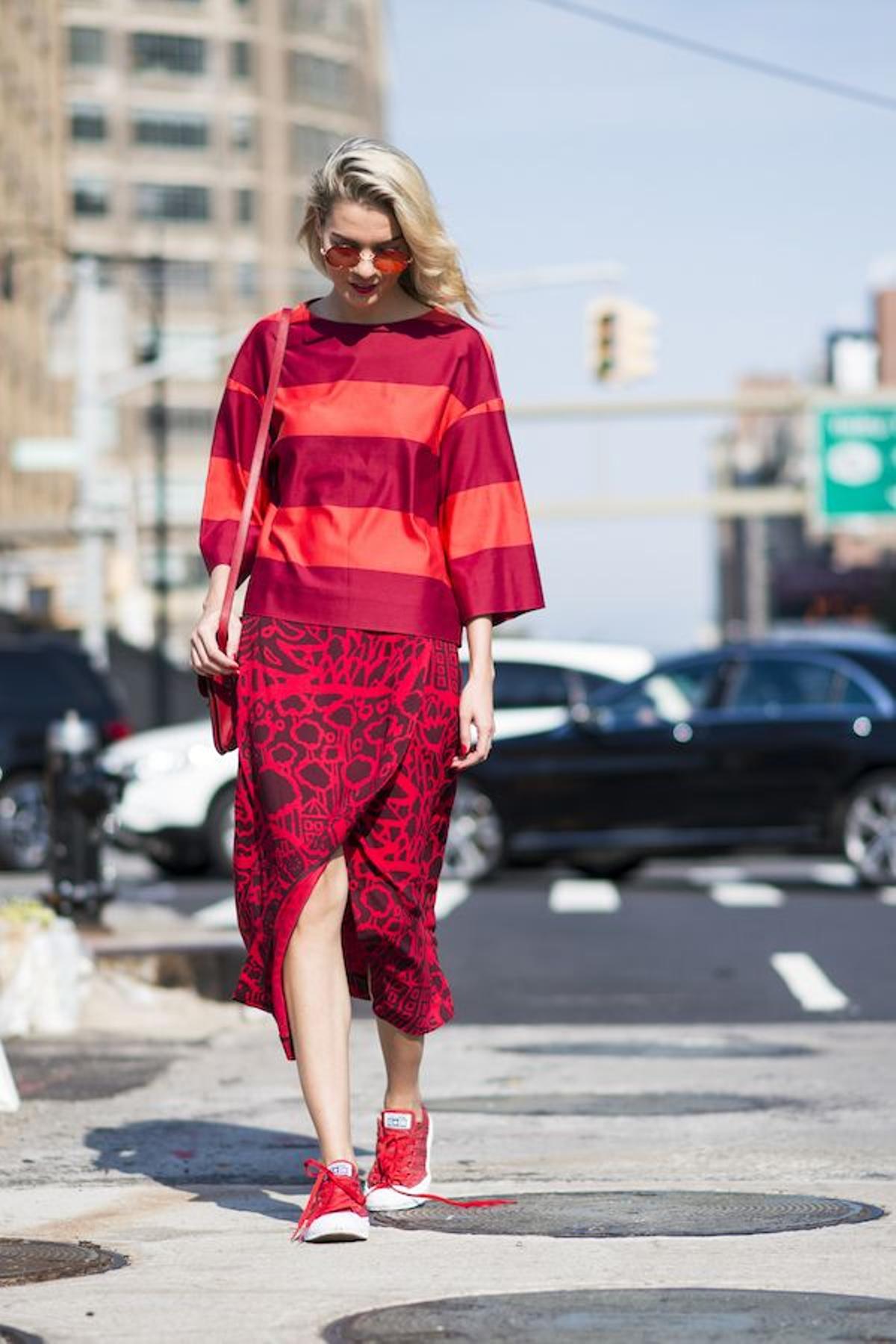 Prints manía: New York Streetstyle