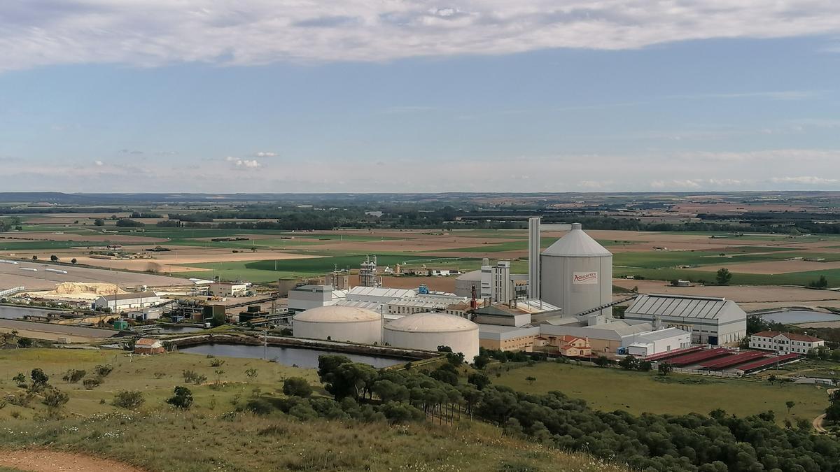 Instalaciones de la fábrica de la empresa Azucarera en Toro