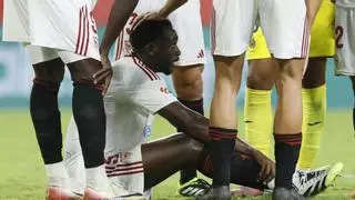 Nianzou cae de nuevo: Almeyda arranca la semana del duelo ante el Athletic con diez ausencias en el Sevilla