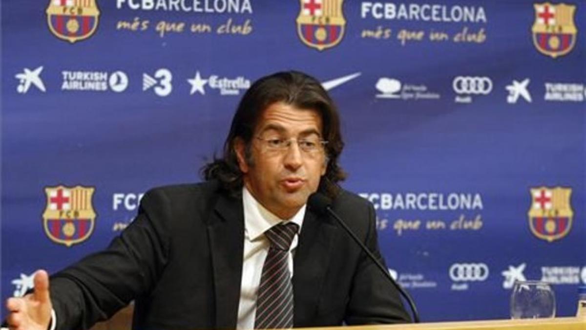 Toni Freixa, el portavoz de la junta del Barça
