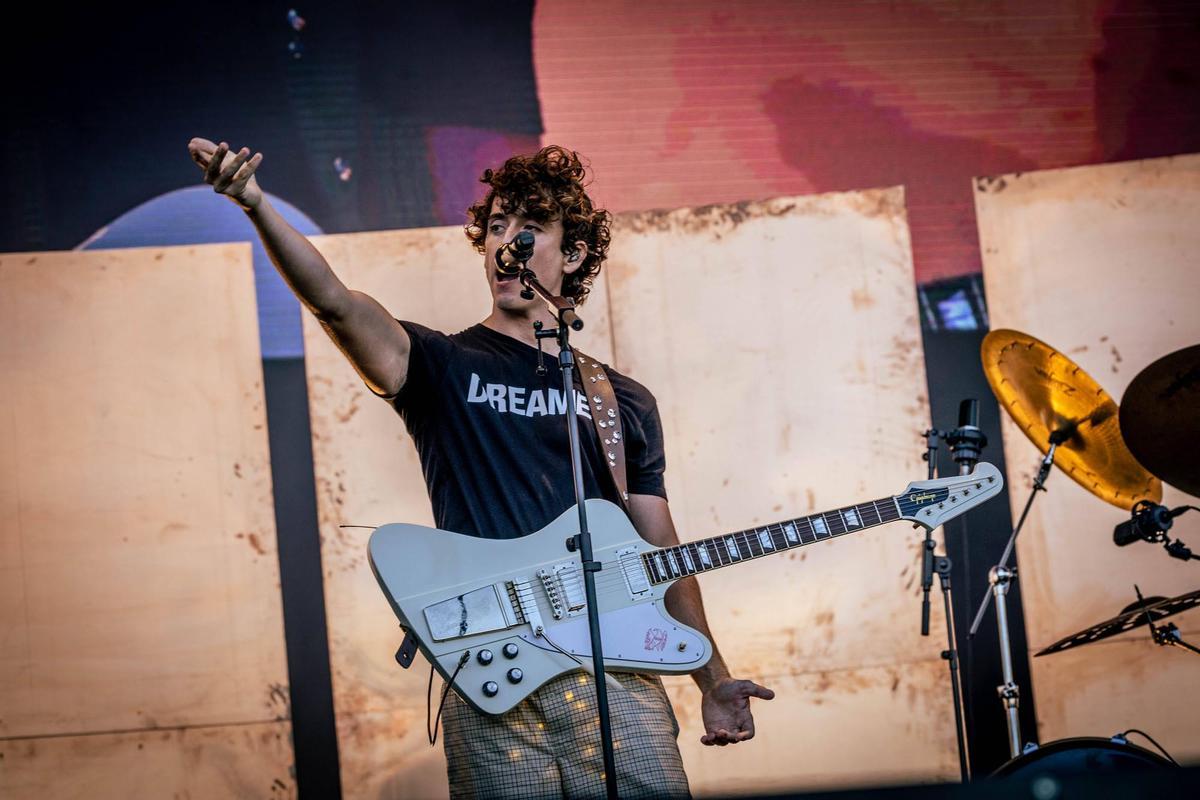 Guitarricadelafuente durante su actuación en la jornada inaugural del Primavera Sound.