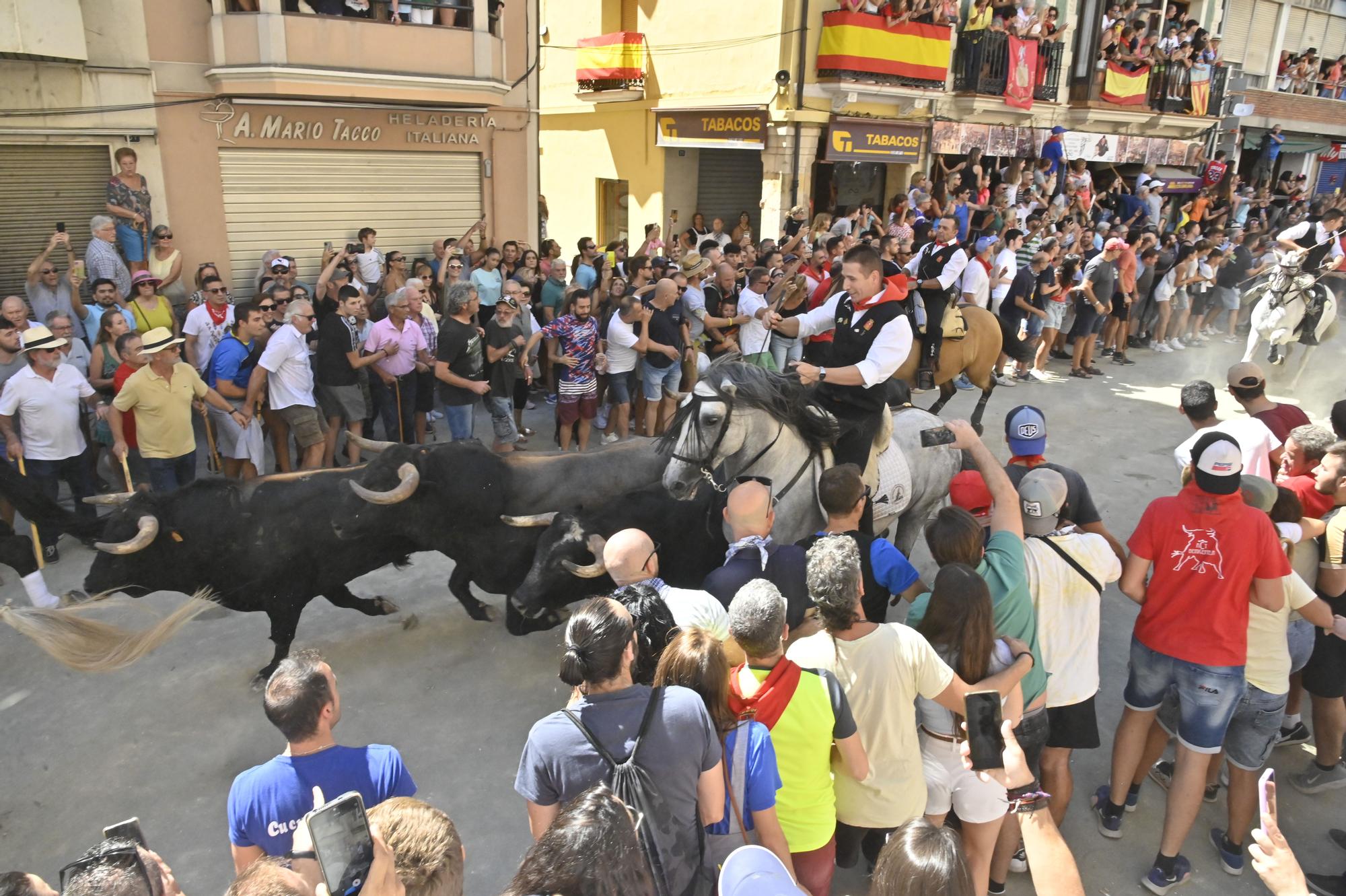 Fotos de ambiente y de la segunda Entrada de Toros y Caballos de Segorbe