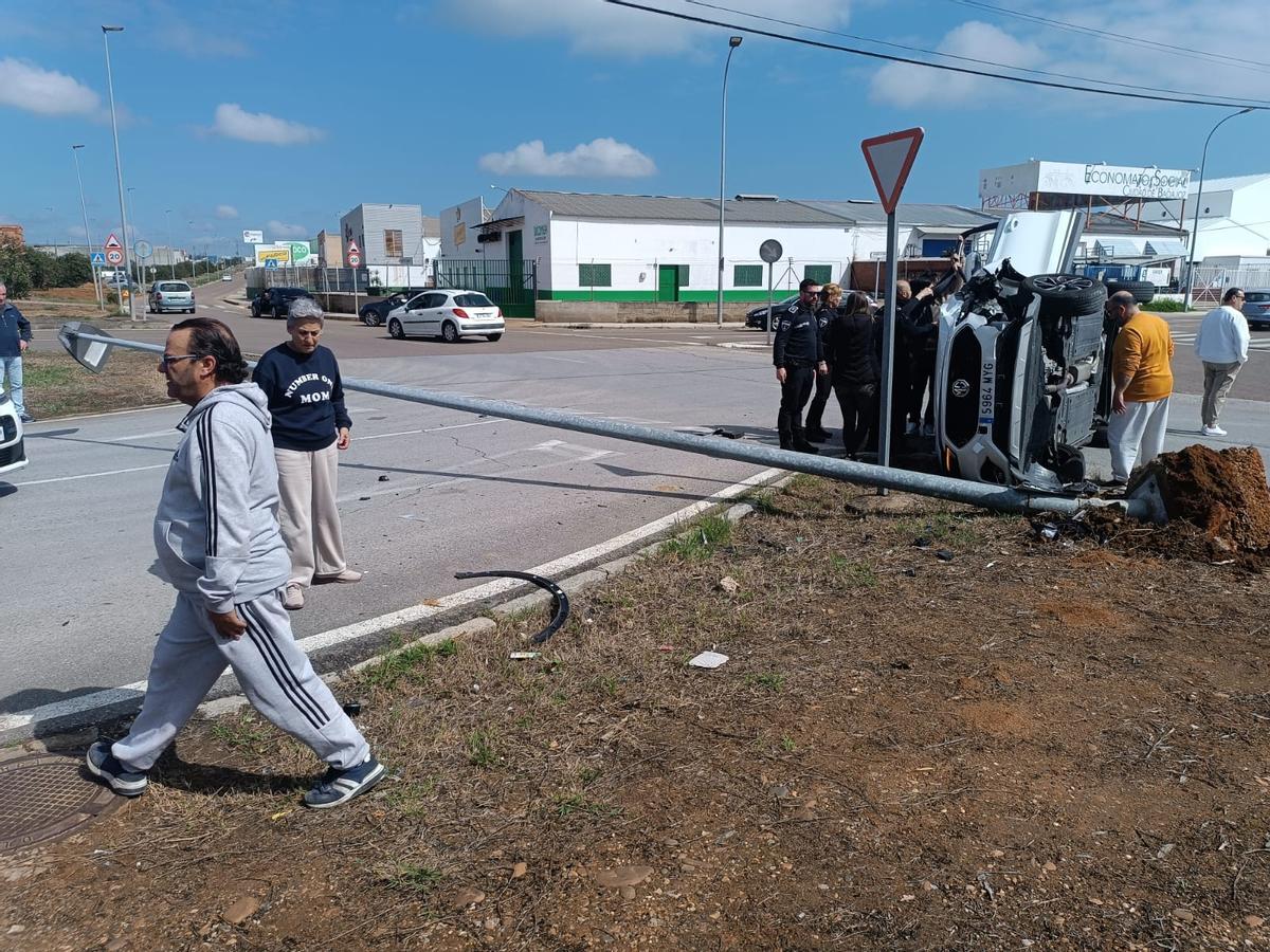 Accidente de tráfico en el Nevero.