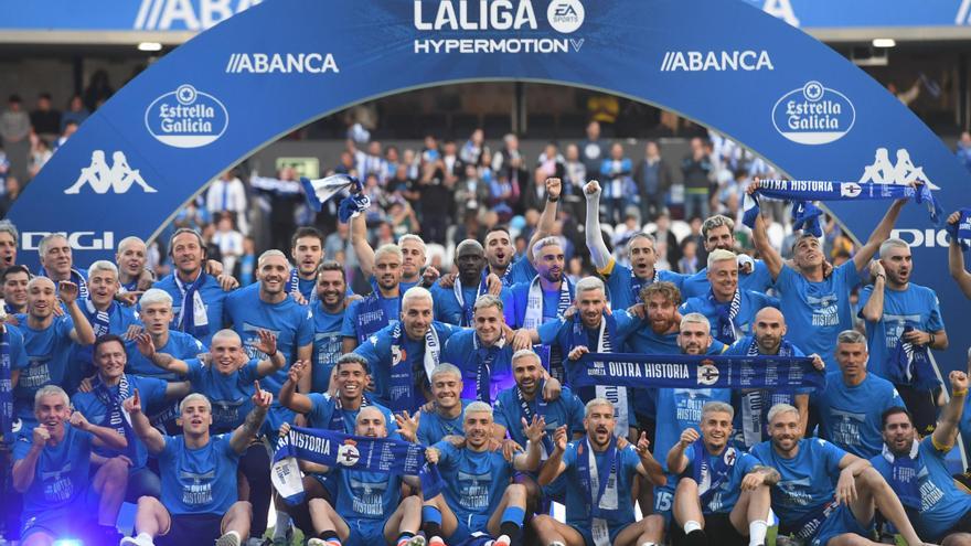 Los mejores momentos de la fiesta del ascenso en Riazor