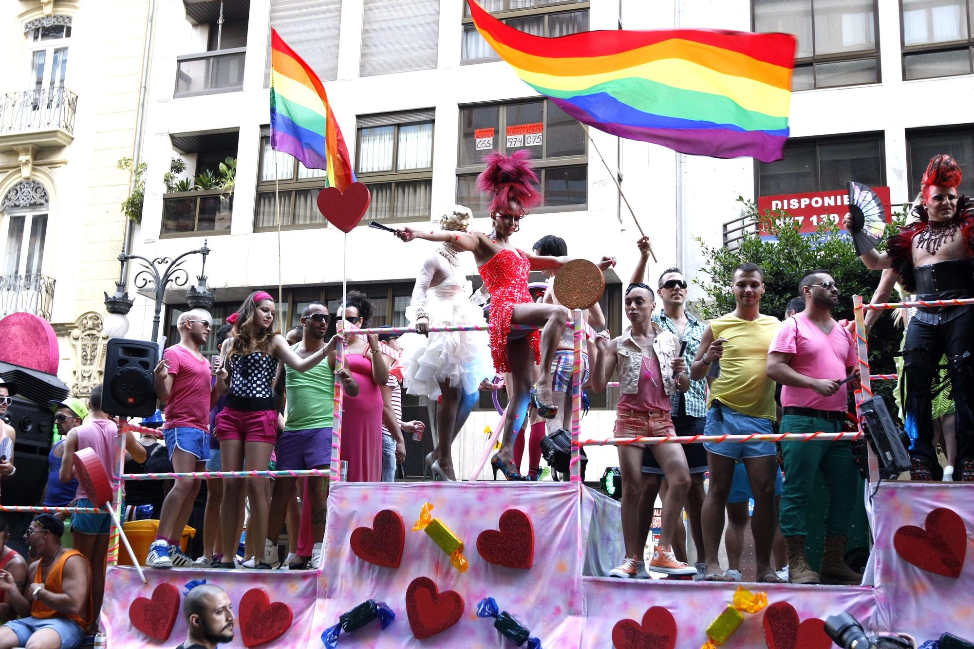 Manifestación y marcha del Orgullo en 2012