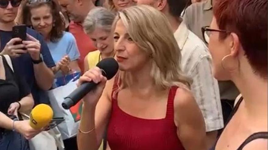 Yolanda Díaz en València: "Vamos a ganar estas elecciones"