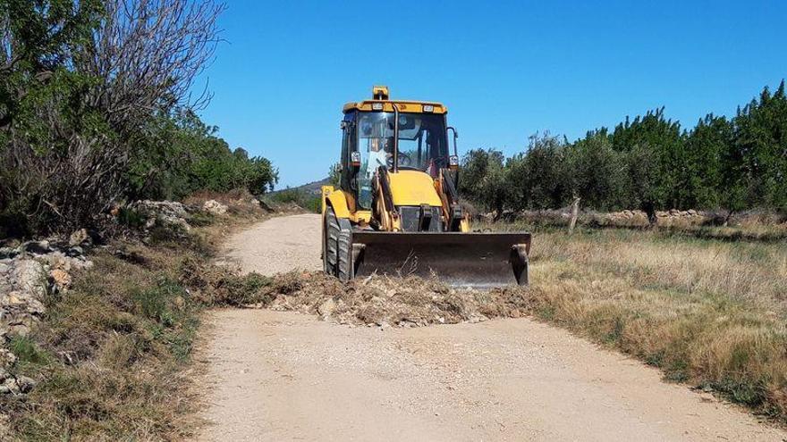 Diputación realiza mejoras en caminos rurales de 64 municipios