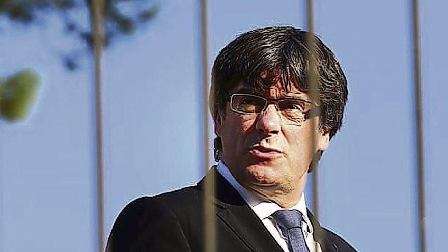 El expresidente catalán Carles Puigdemont, el pasado mes de octubre, días antes de su huida a Bélgica.