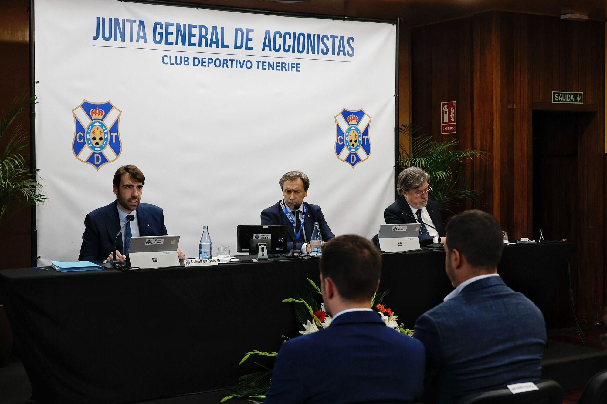 Junta general de accionistas del CD Tenerife