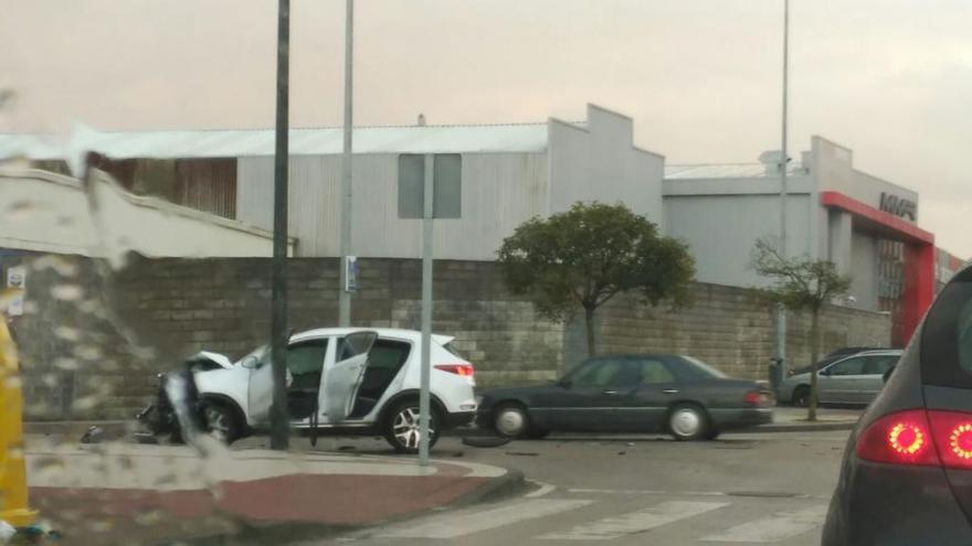 El todoterreno implicado en el accidente.