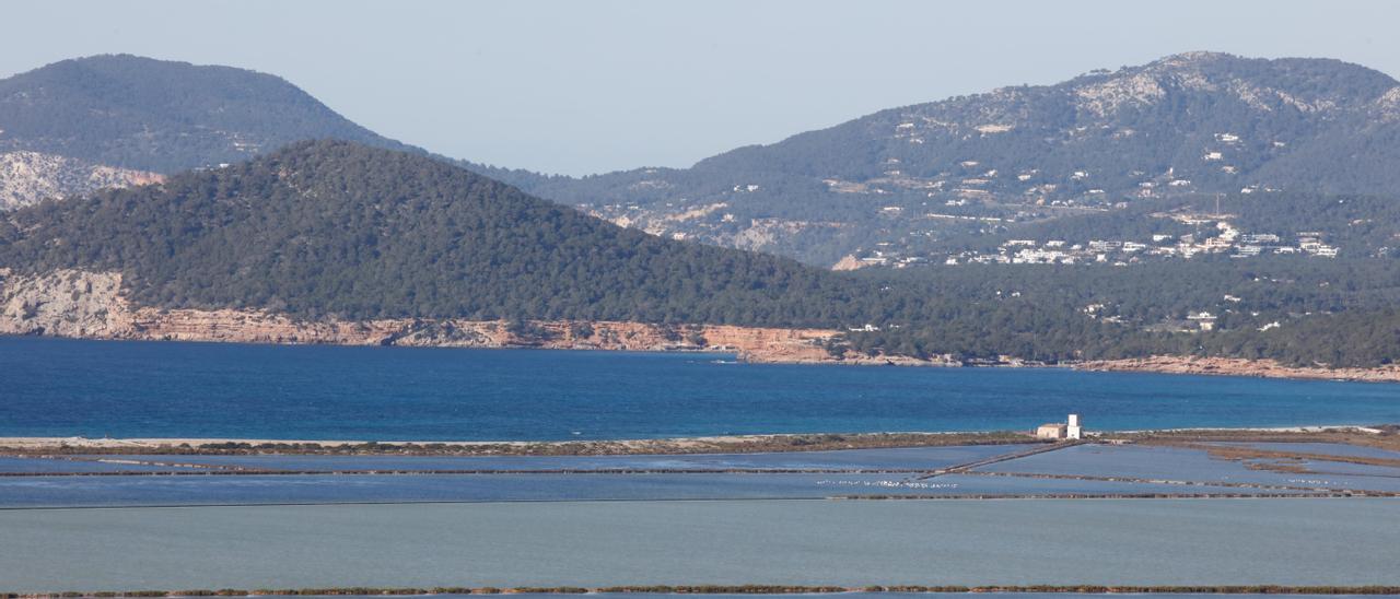 Vista general de la zona de ses Salines. J.A.Riera