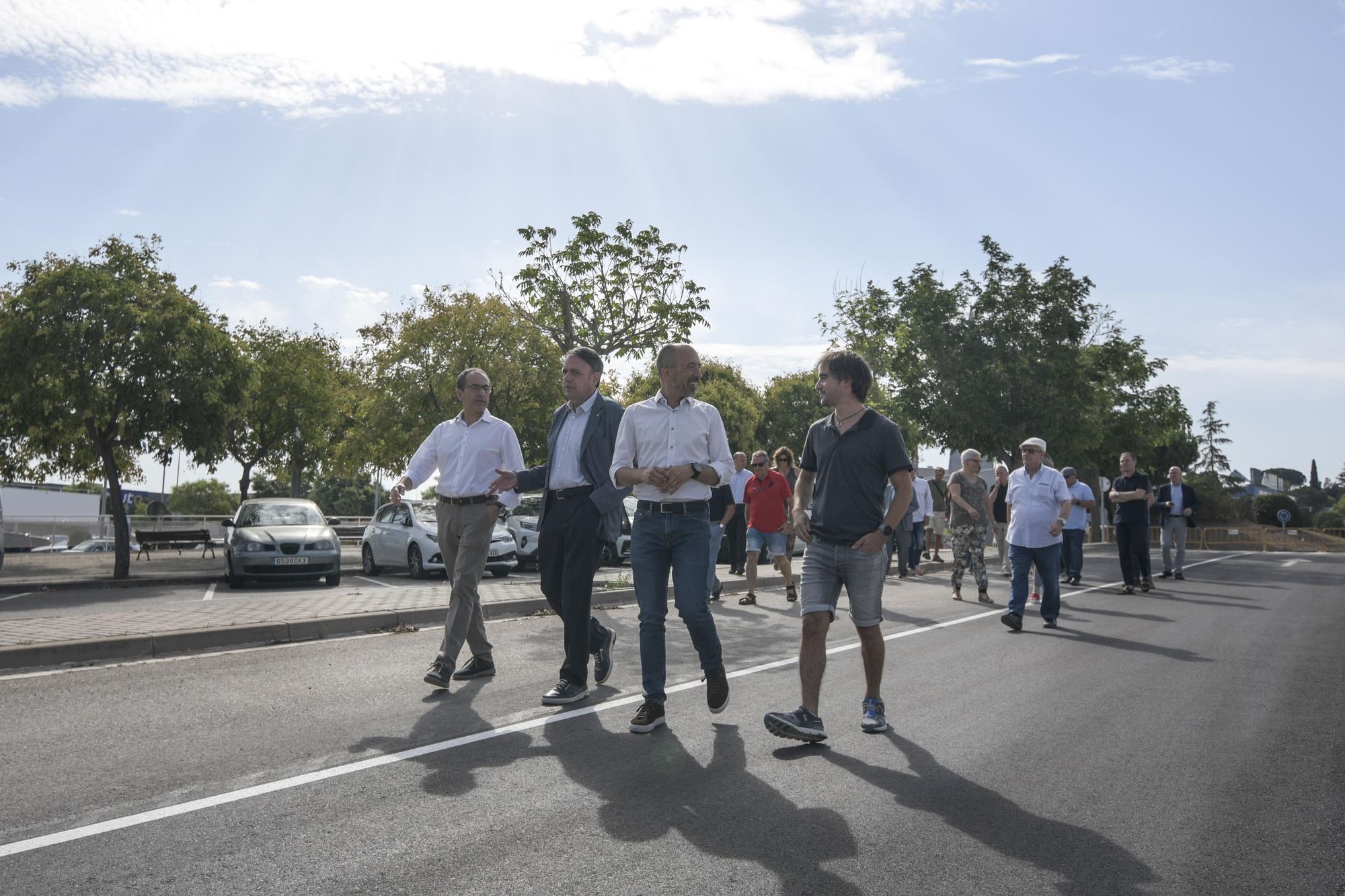 Estrena del darrer tram en obres de l'avinguda dels Països Catalans de Manresa