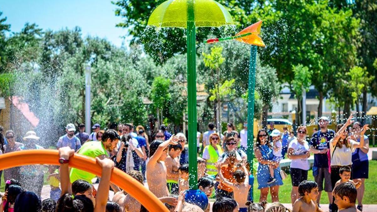 Juegos de Agua del Parque Concejala Dolores Camino de Gines